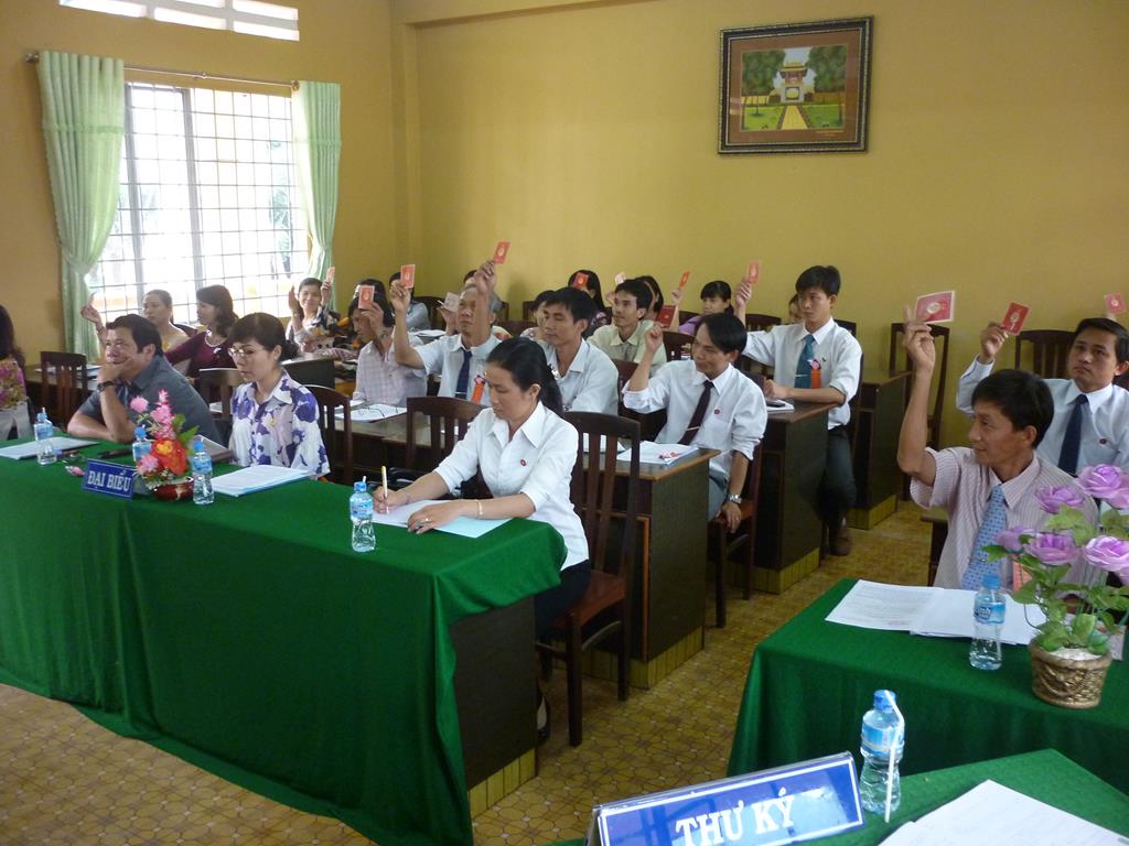 Sơ kết giữa nhiệm kỳ đại hội chi bộ trường THPT Xuân Lộc (Nhiệm kỳ 2010 - 2015)